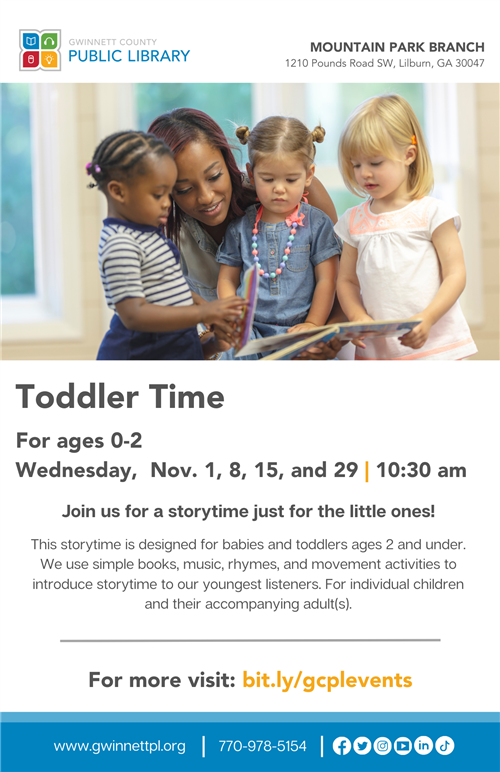 Toddler Time at the Mountain Park Branch Public Library